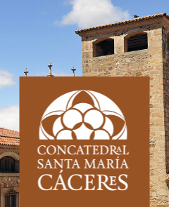 Entrada a la Concatedral Santa María de Cáceres: Sin colas 