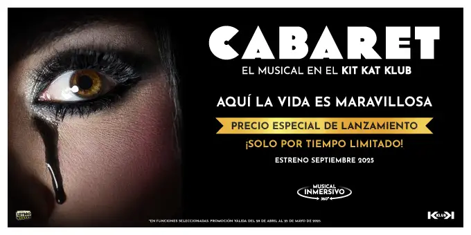  Cabaret, the musical in the Kit Kat Klub